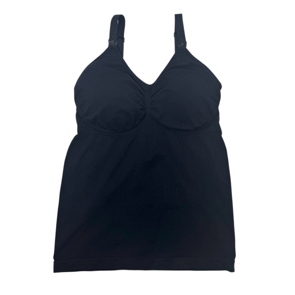KINDRED BRAVELY Simply Sublime® Maternity & Nursing Tank Black Bra Medium Busty - Picture 6 of 14